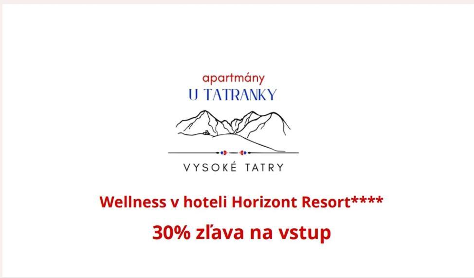 Apartmany U Tatranky Tátralomnic Kültér fotó